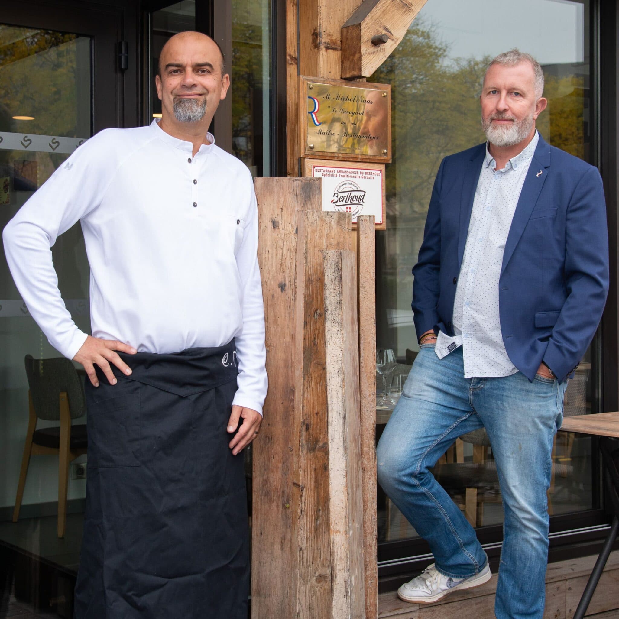 Christophe Flicker, chef, et Michel Naas, à la tête du Savoyard